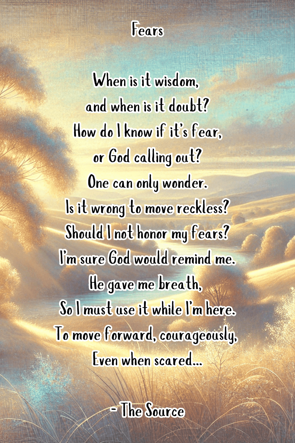 Fear Poem