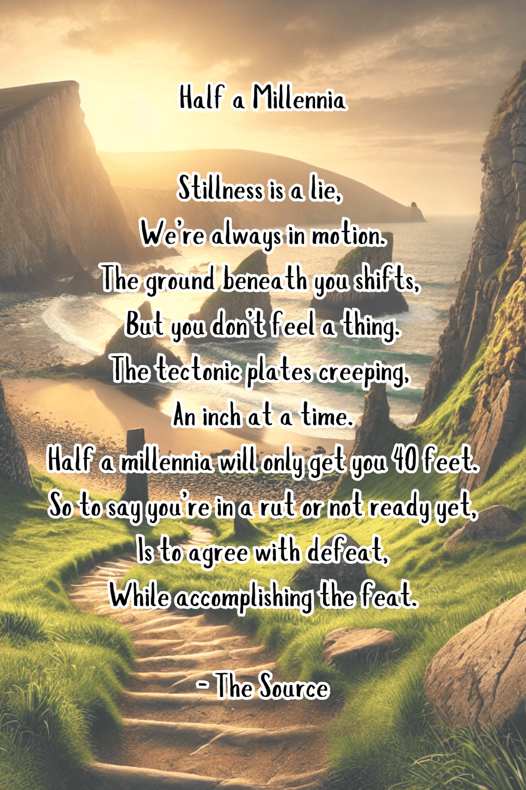 Half Of A Millennia Poem