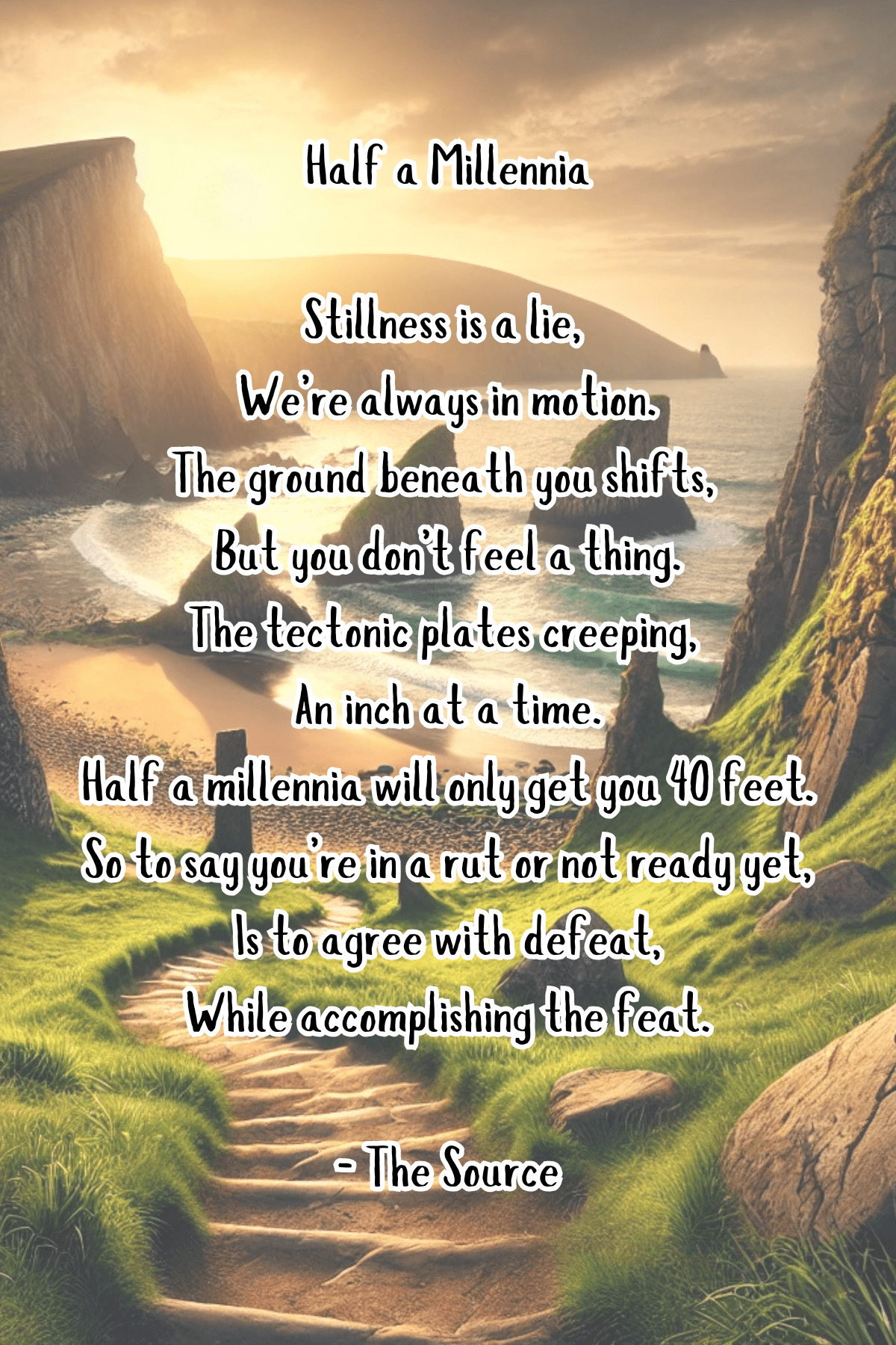 Half Of A Millennia Poem